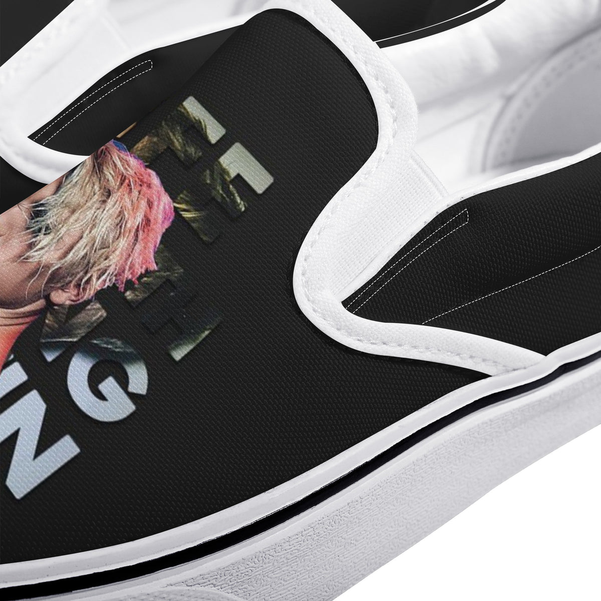 Justin Bieber Custom Vans Slip On Shoes