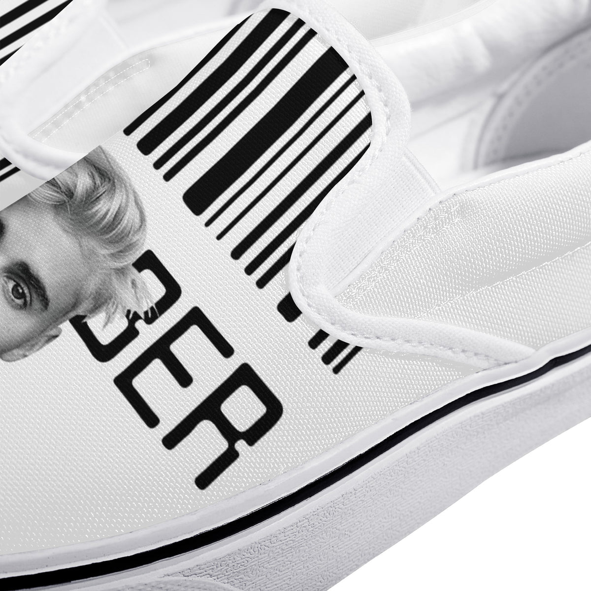 Justin Bieber Custom Vans Slip On Shoes