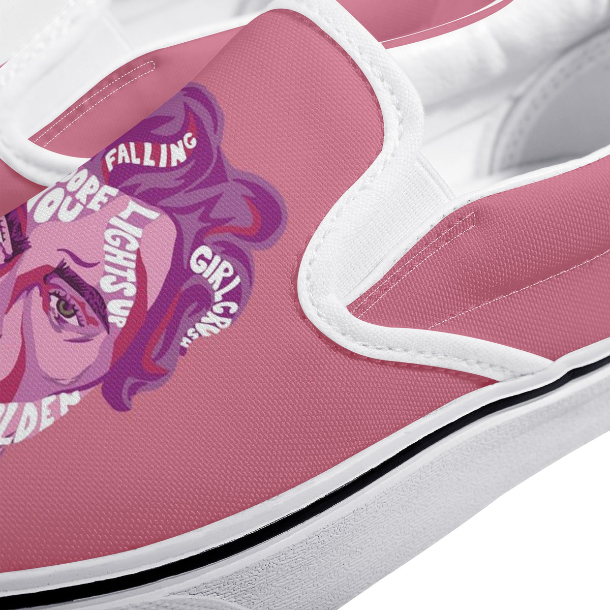 Harry Styles Custom Vans Slip On Shoes