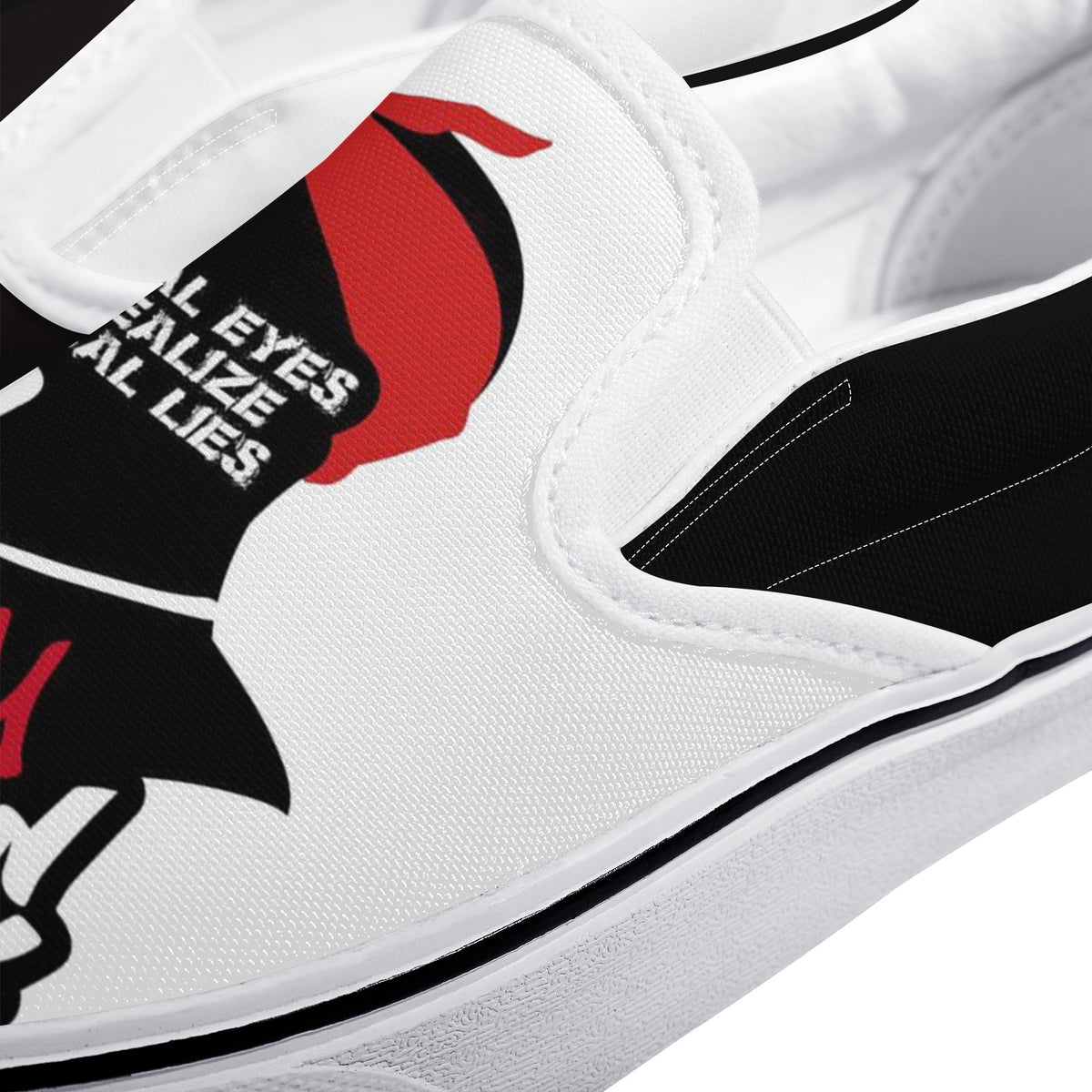 Tupac Custom Vans Slip On Shoes