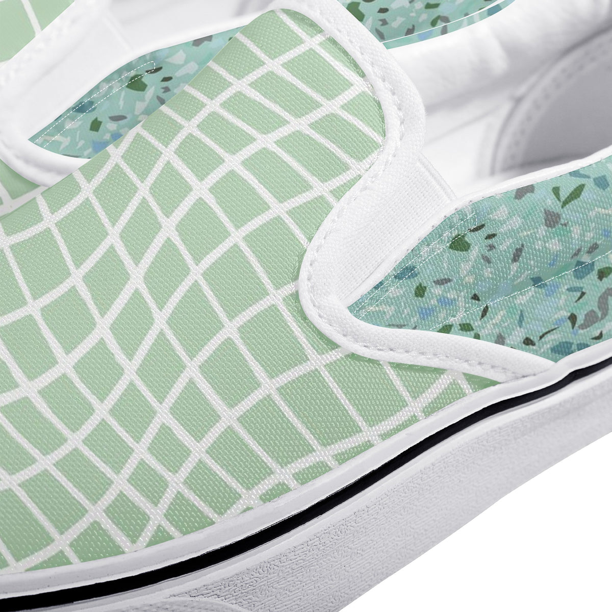 wavy plaid New Slip On Shoes