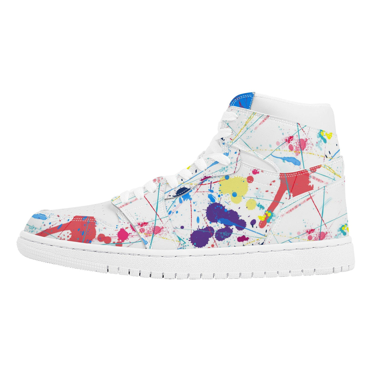 Splatter Custom Nike Air Jordan 1 Leather Sneaker