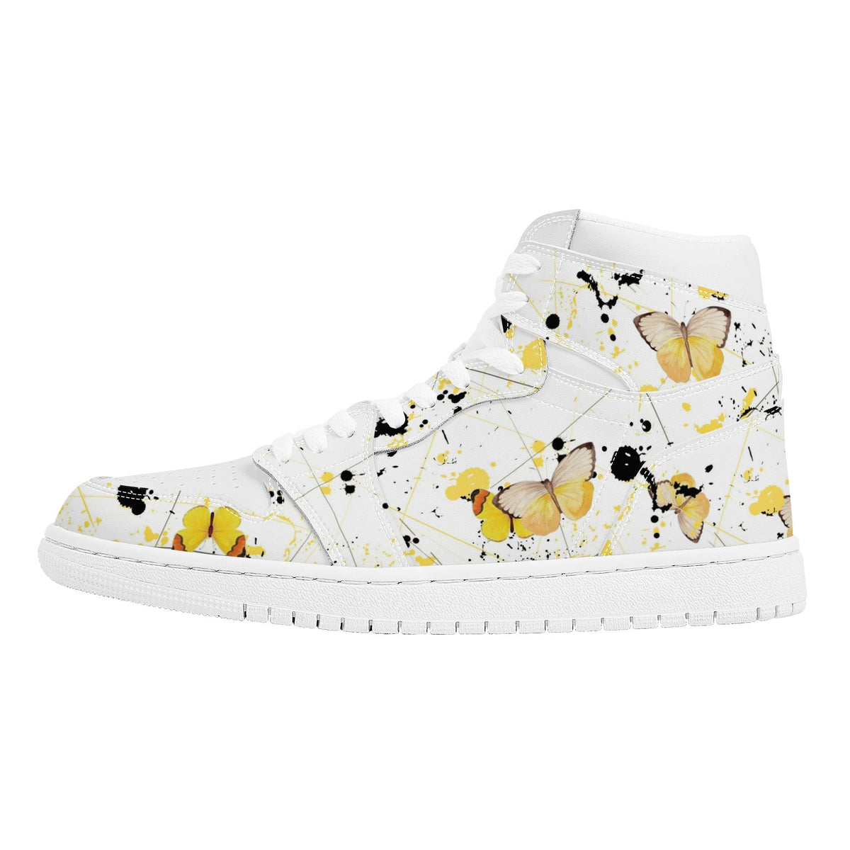 Splatter Custom Nike Air Jordan 1 Leather Sneaker