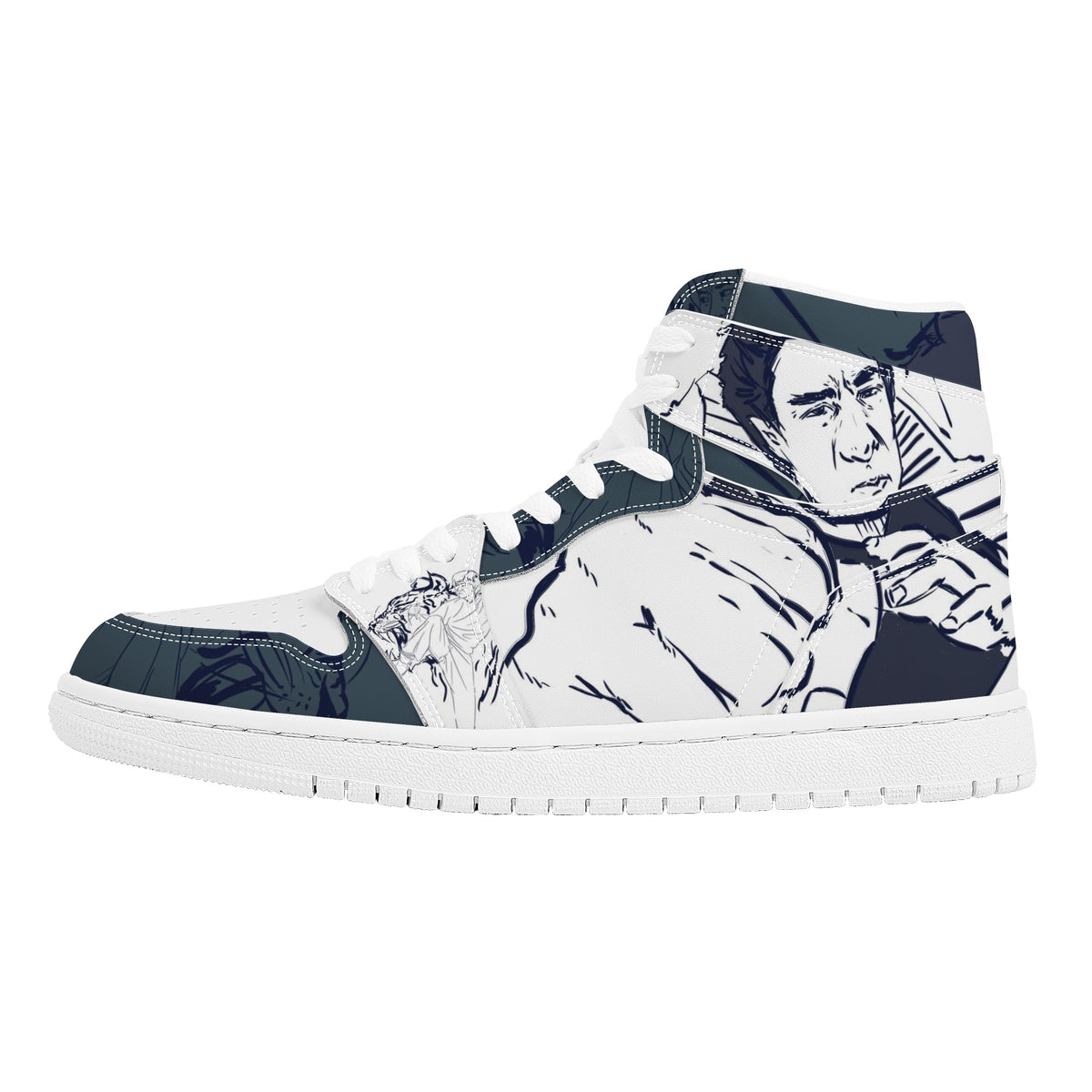 Jackie Chan Custom Nike Air Jordan 1 Leather Sneaker