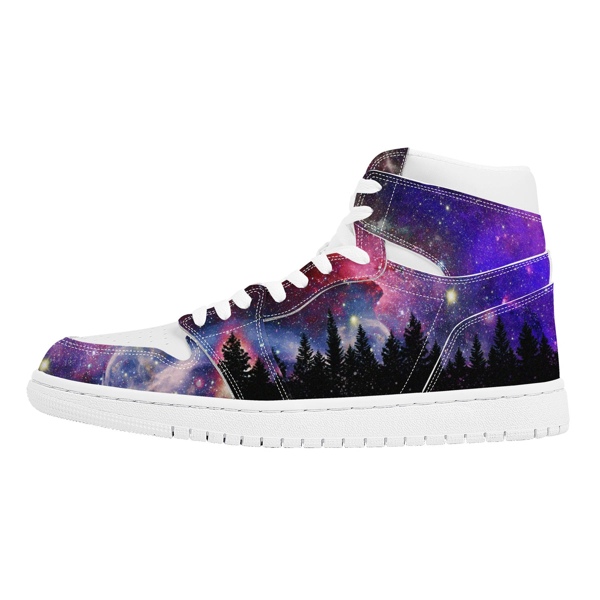 Galaxy Custom Nike Air Jordan 1 Leather Sneaker