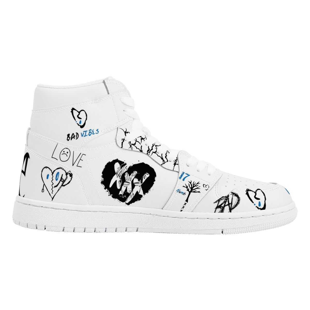 XXX Custom Nike Air Jordan 1 Leather Sneaker