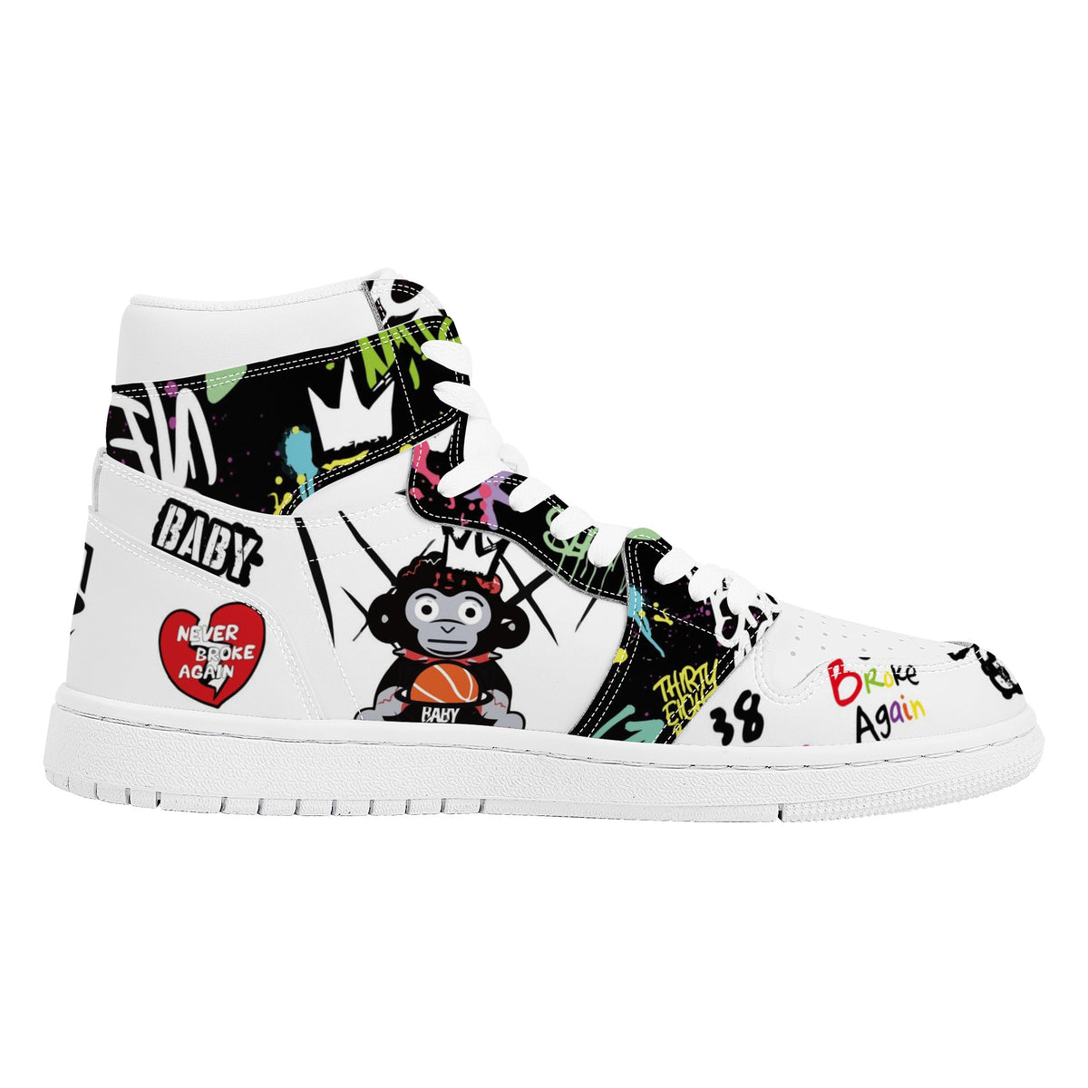 YoungBoy Never Broke Again Custom Nike Air Jordan 1 Leather Sneaker