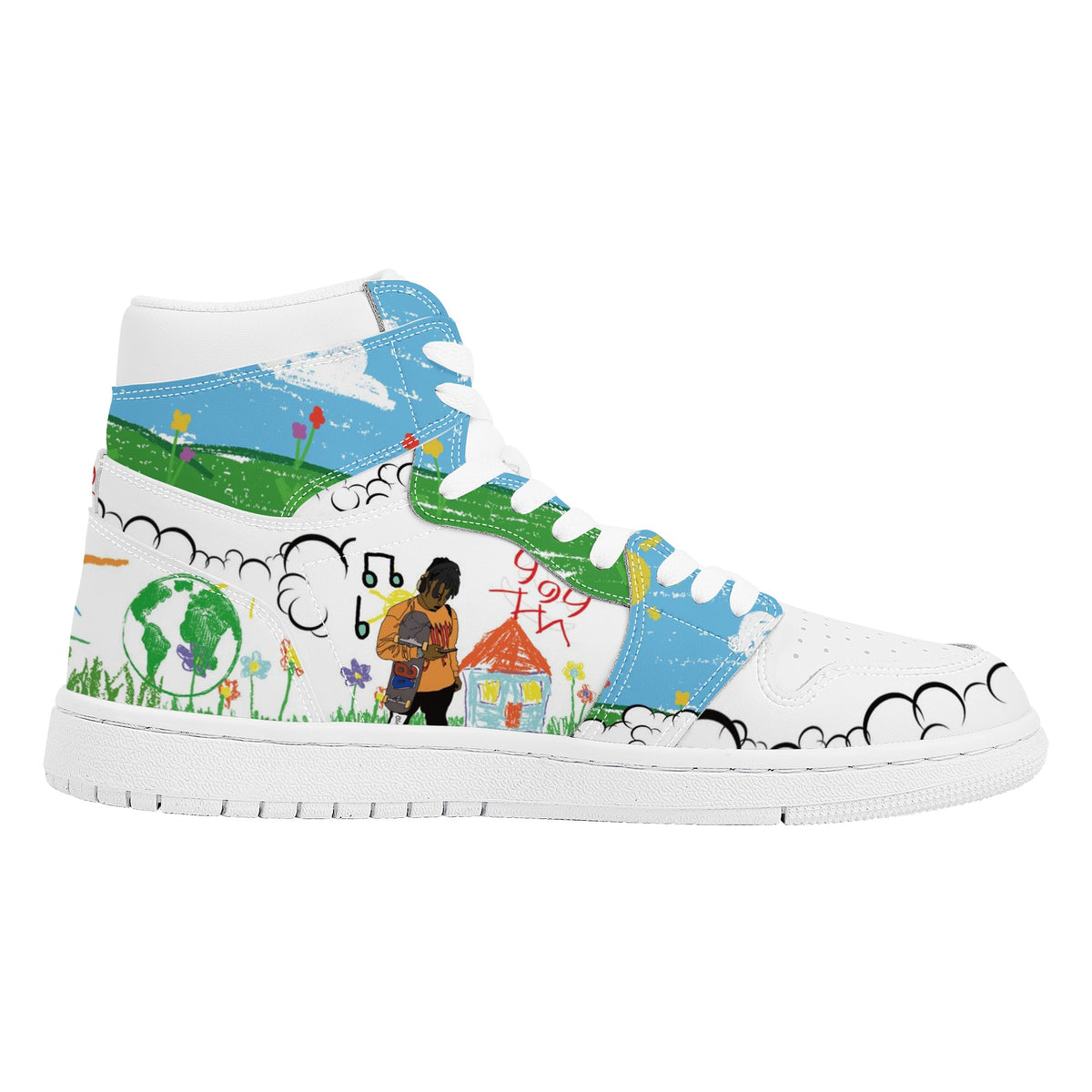 Juice Wrld Custom Nike Air Jordan 1 Leather Sneaker