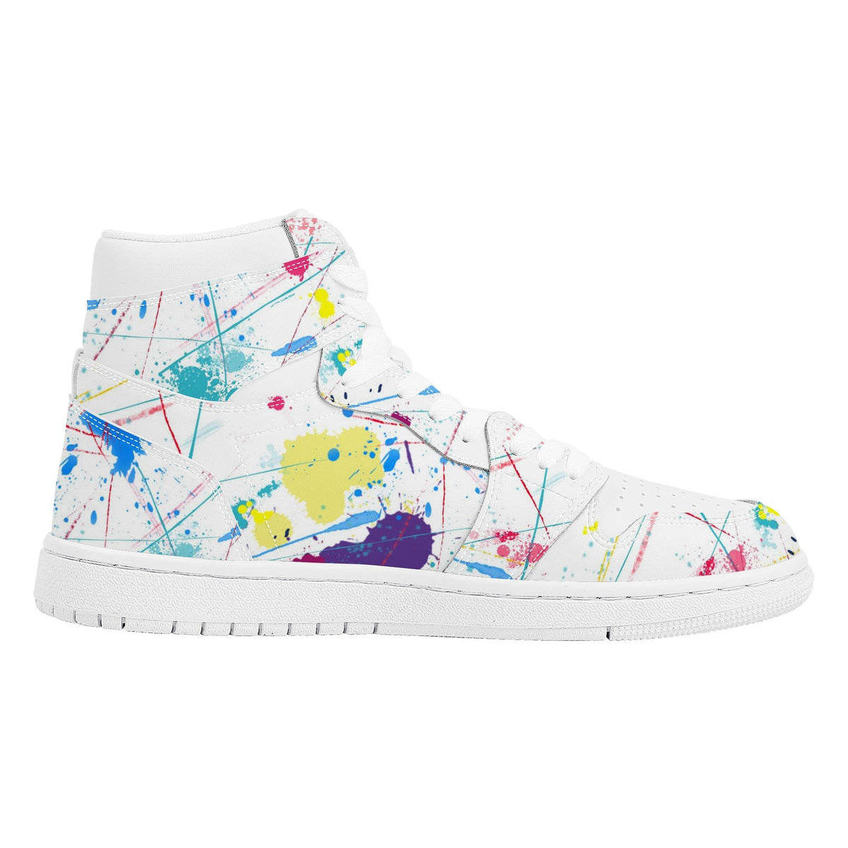 Splatter Custom Nike Air Jordan 1 Leather Sneaker