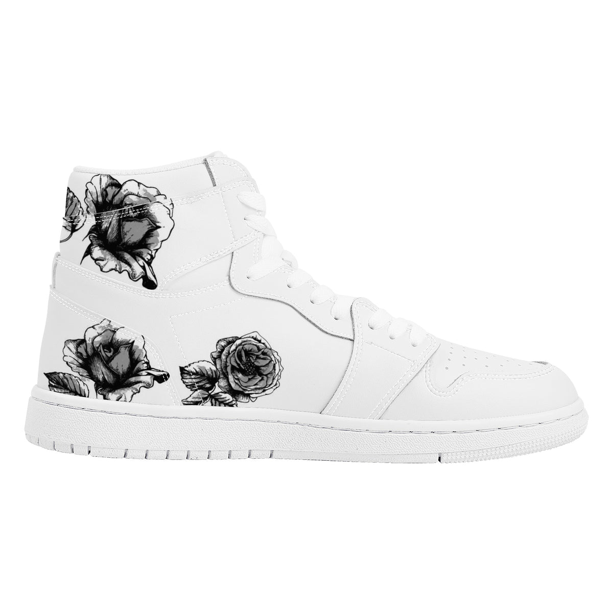 Rose Custom Nike Air Jordan 1 Leather Sneaker