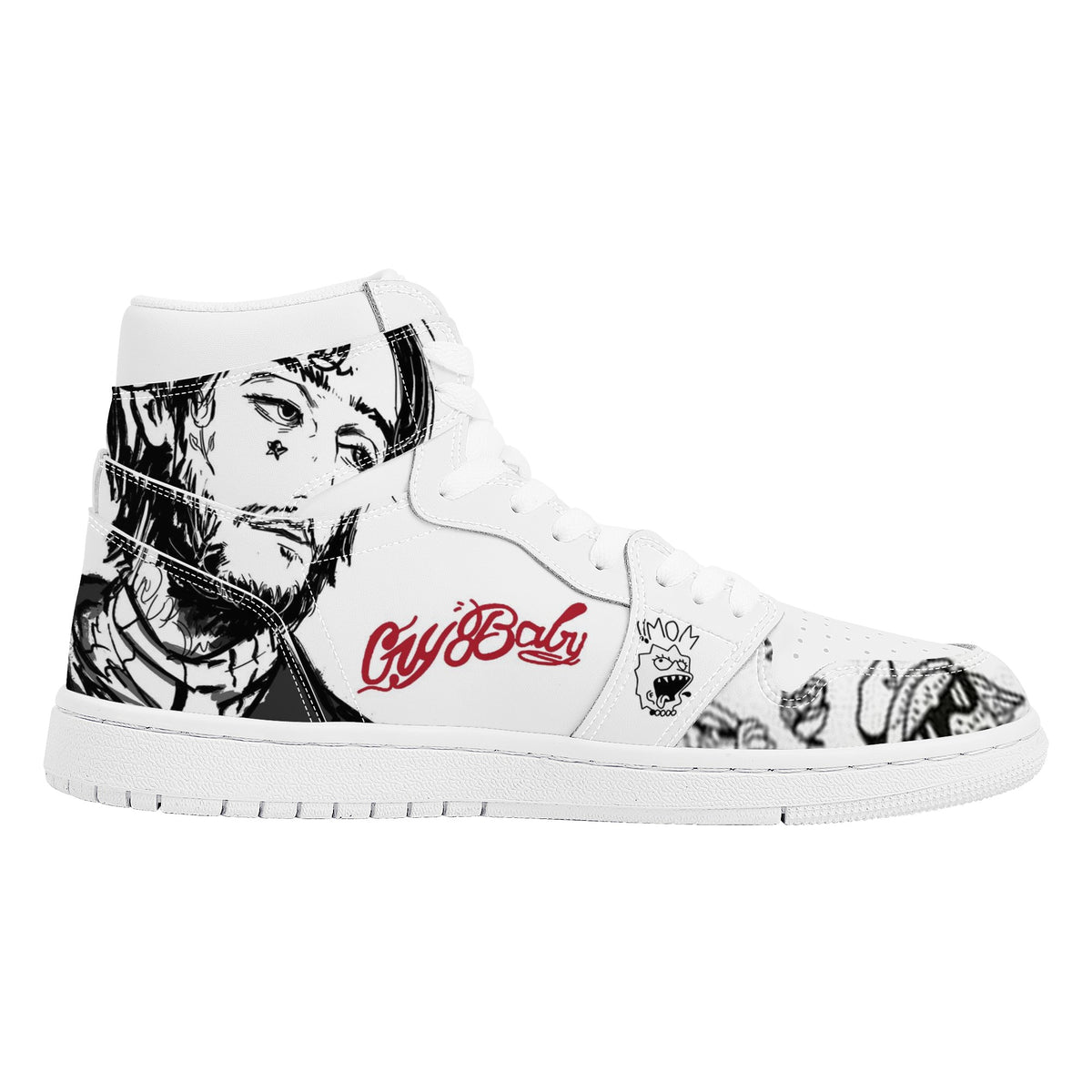 Lil Peep Custom Nike Air Jordan 1 Leather Sneaker