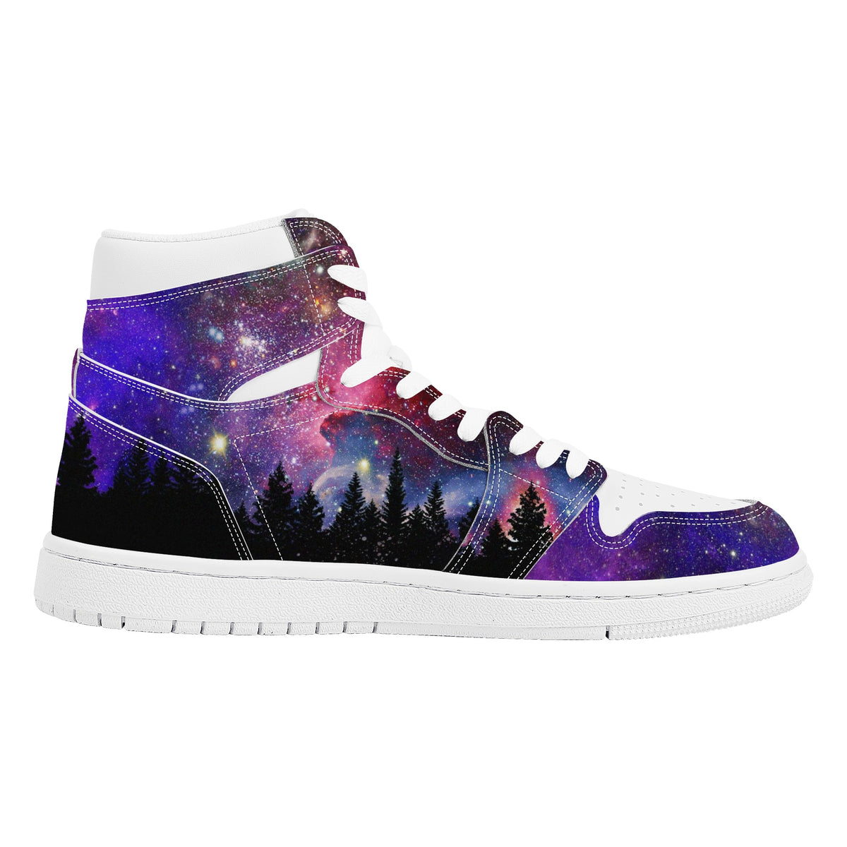 Galaxy Custom Nike Air Jordan 1 Leather Sneaker