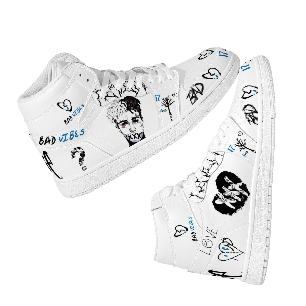 XXX Custom Nike Air Jordan 1 Leather Sneaker