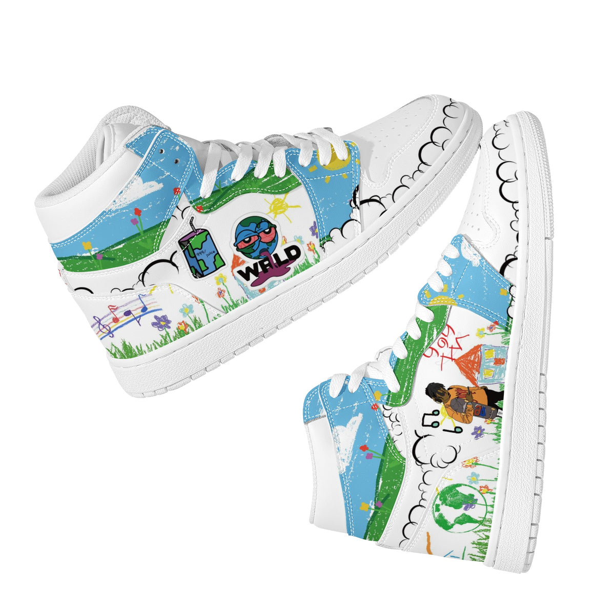 Juice Wrld Custom Nike Air Jordan 1 Leather Sneaker