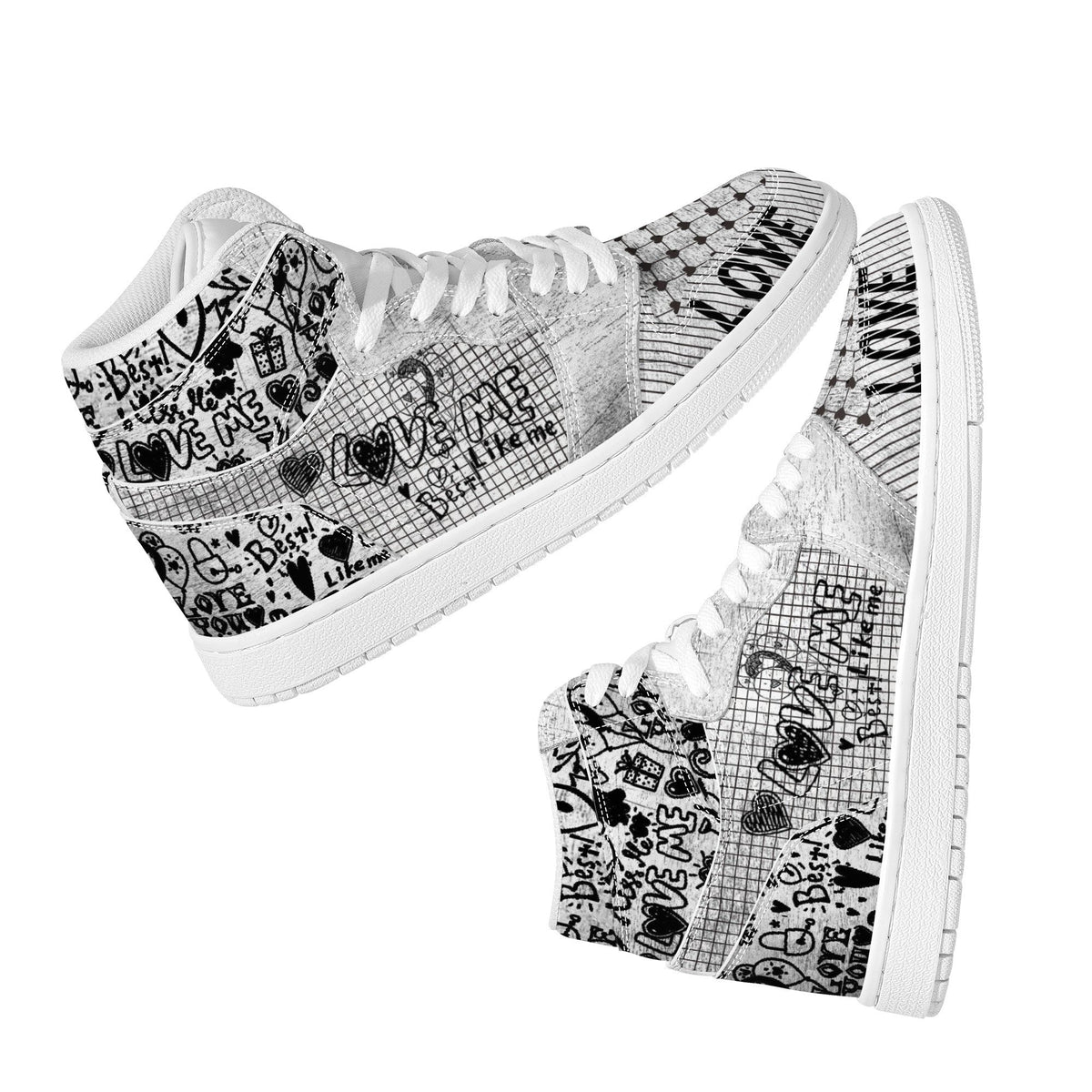 Love Me Custom Nike Air Jordan 1 Leather Sneaker