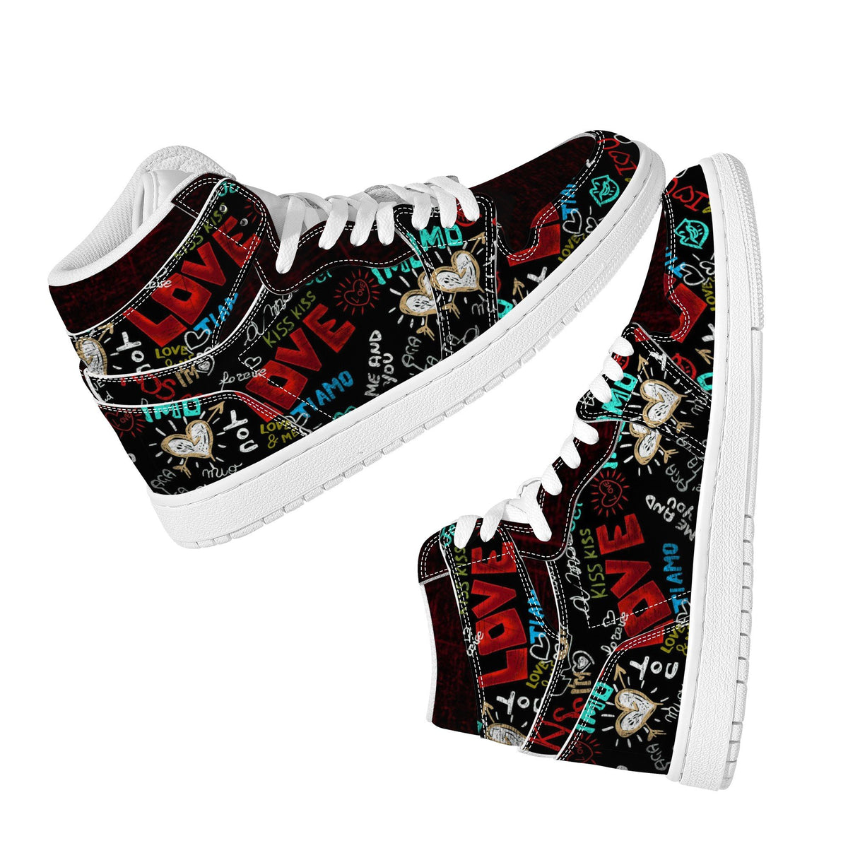 Cool Custom Nike Air Jordan 1 Leather Sneaker