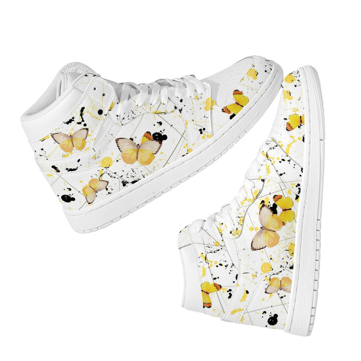 Splatter Custom Nike Air Jordan 1 Leather Sneaker