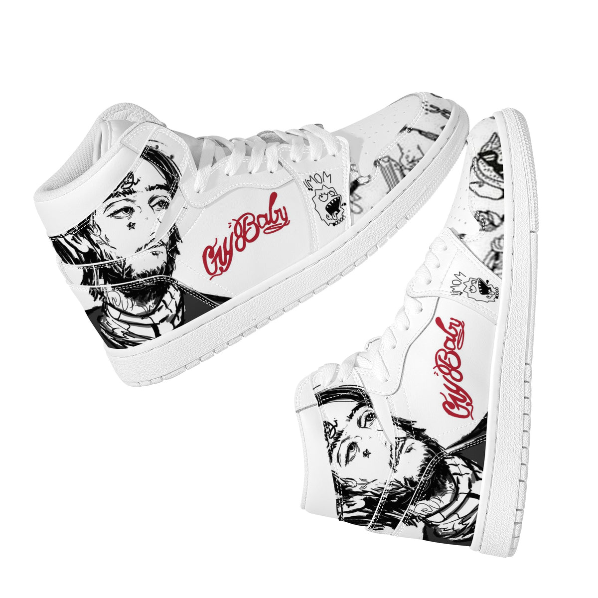 Lil Peep Custom Nike Air Jordan 1 Leather Sneaker