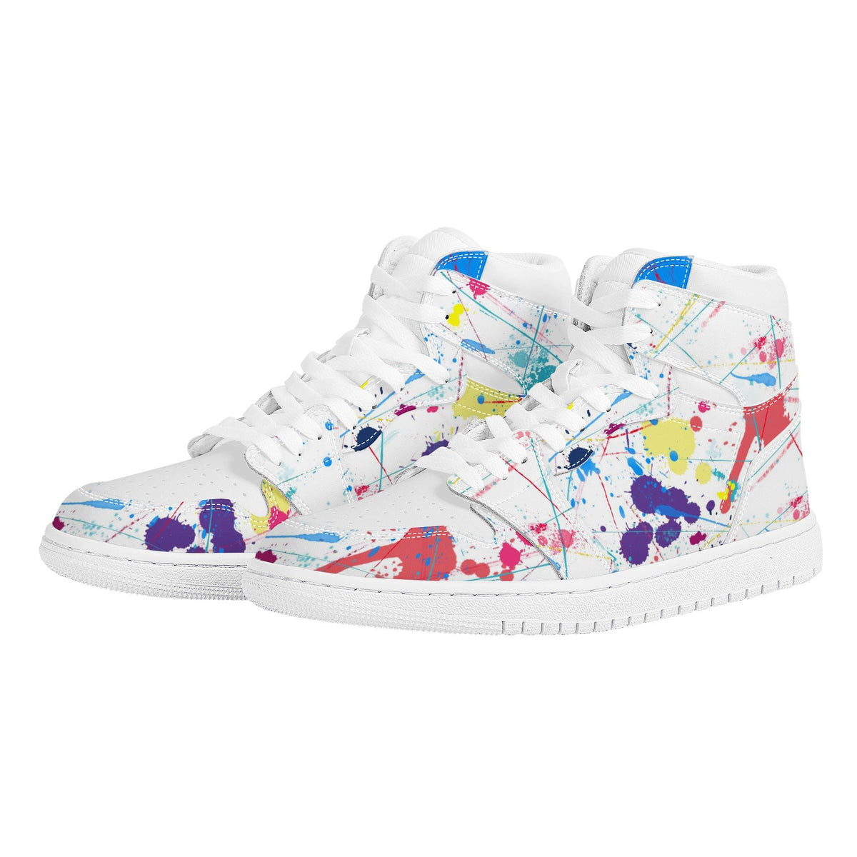 Splatter Custom Nike Air Jordan 1 Leather Sneaker