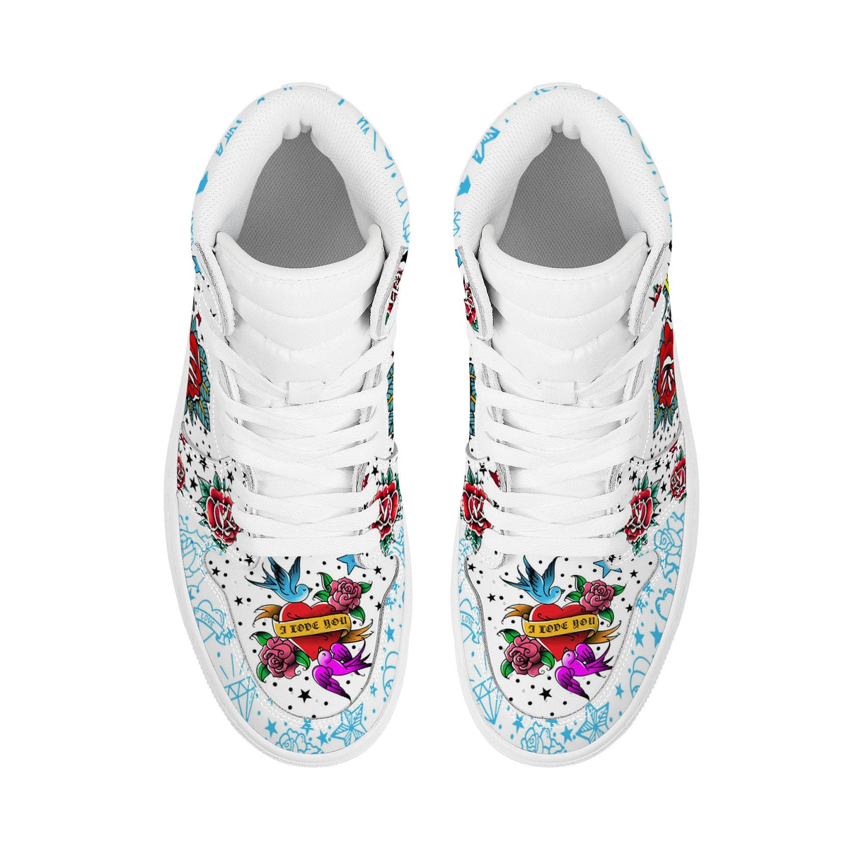 Rose Custom Nike Air Jordan 1 Leather Sneaker