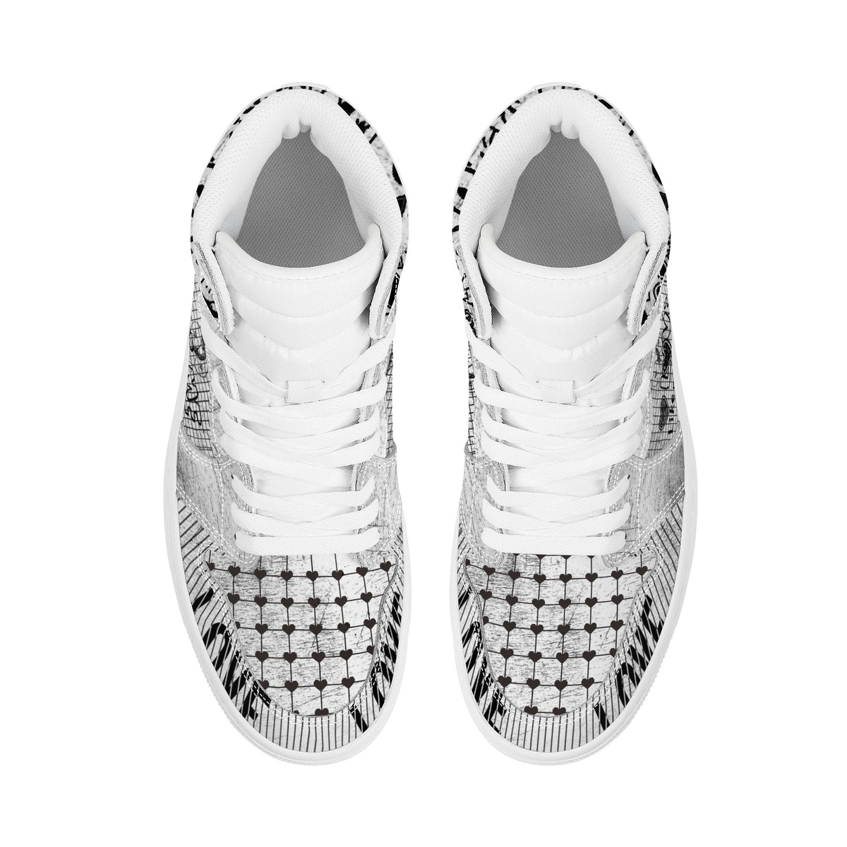 Love Me Custom Nike Air Jordan 1 Leather Sneaker