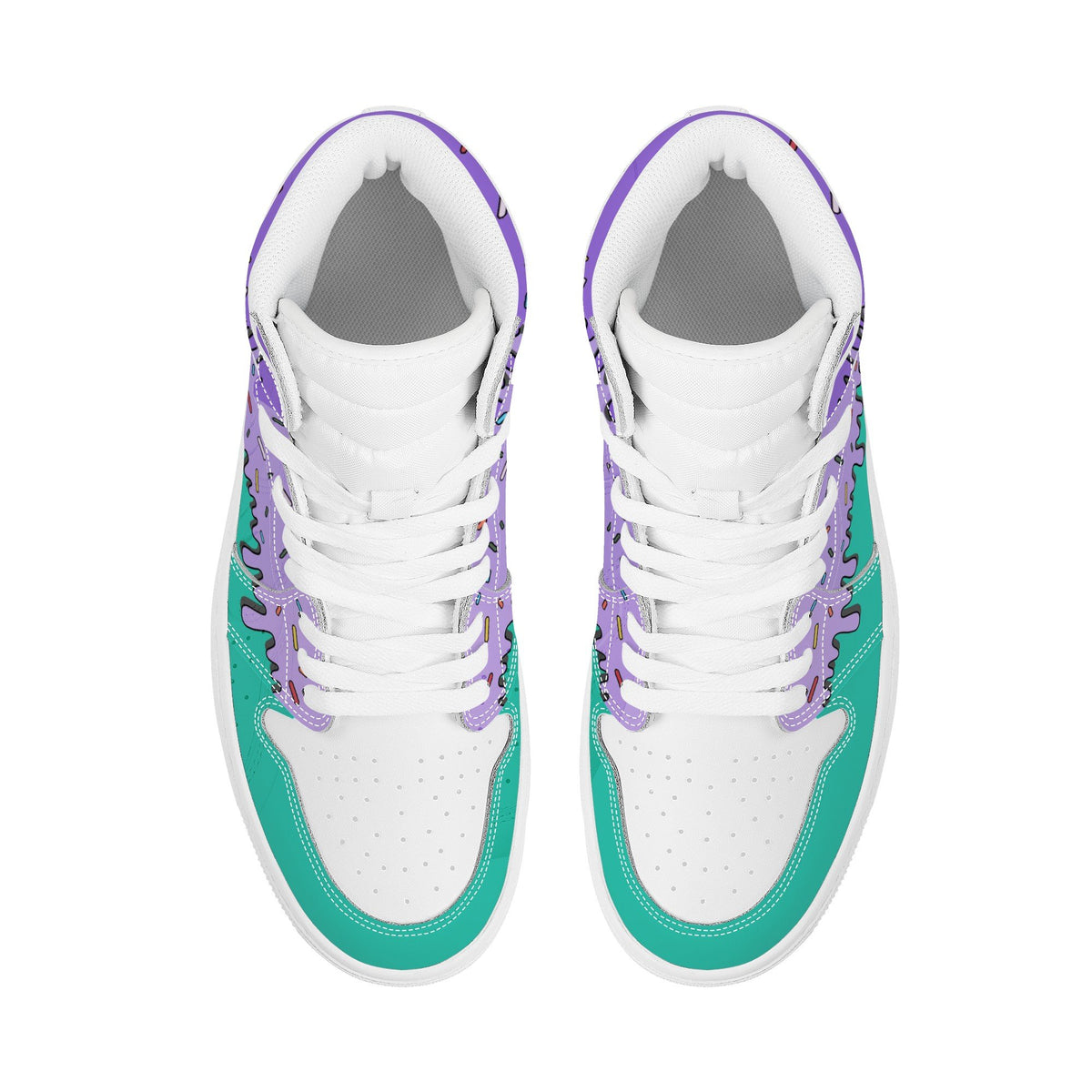 Donuts Custom Nike Air Jordan 1 Leather Sneaker