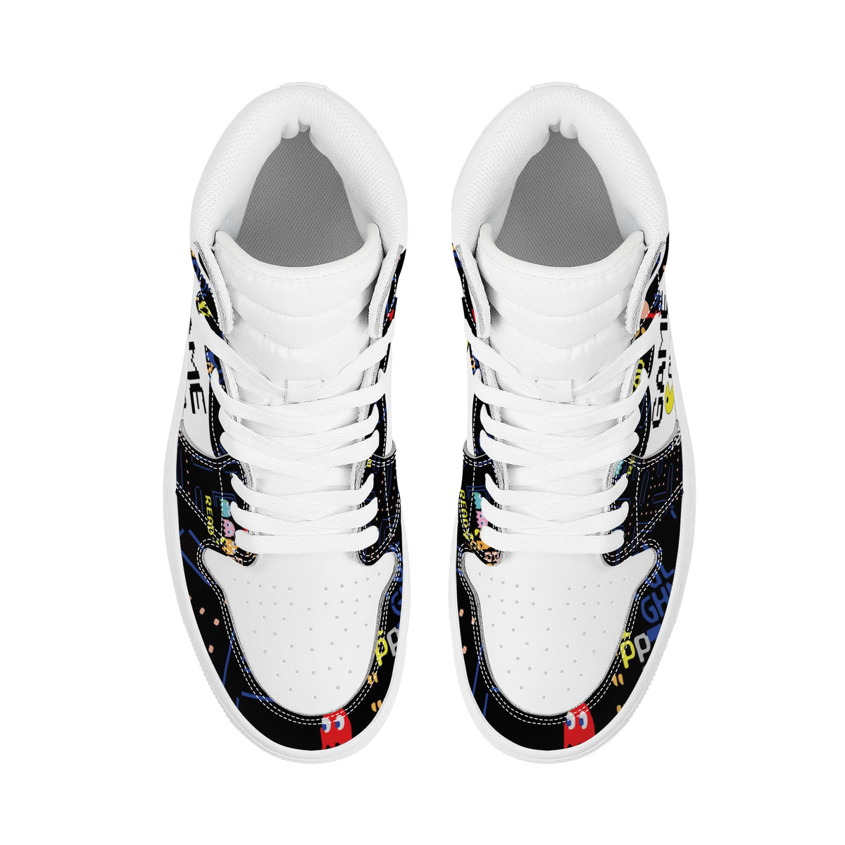 Pacman Custom Nike Air Jordan 1 Leather Sneaker