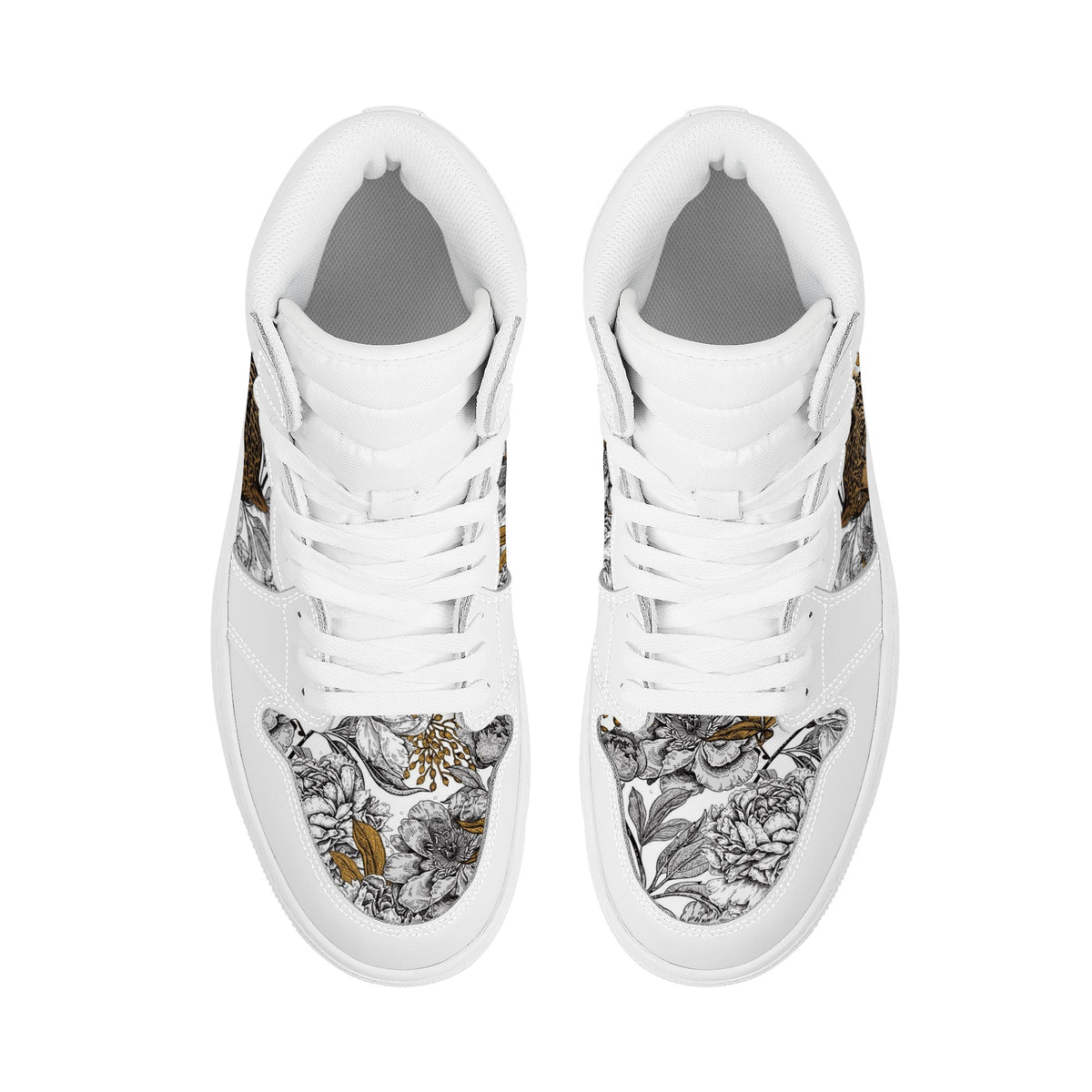 Cheetah-Custom Nike Air Jordan 1 Leather Sneaker