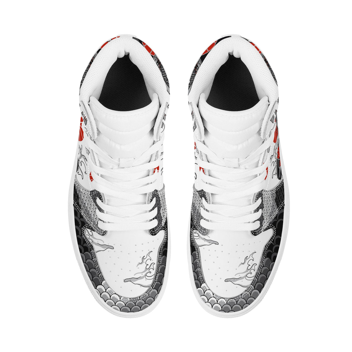 Koi Fish Custom Nike Air Jordan 1 Leather Sneaker