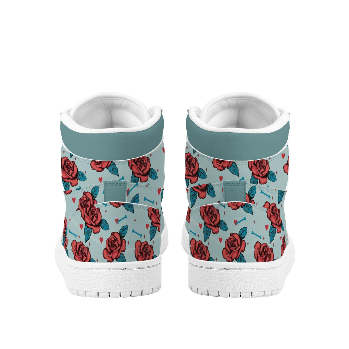 Rose Custom Nike Air Jordan 1 Leather Sneaker