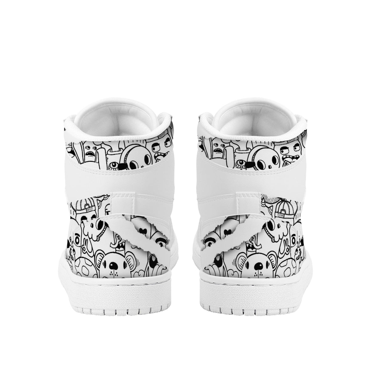 Graffiti Custom Nike Air Jordan 1 Leather Sneaker