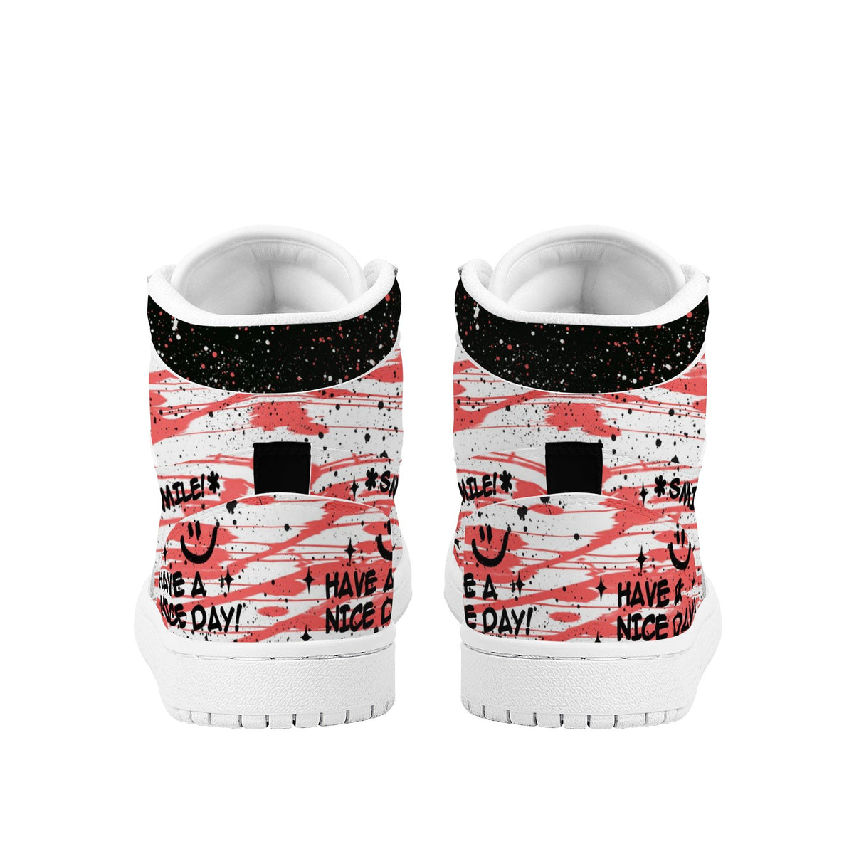 Smile Custom Nike Air Jordan 1 Leather Sneaker