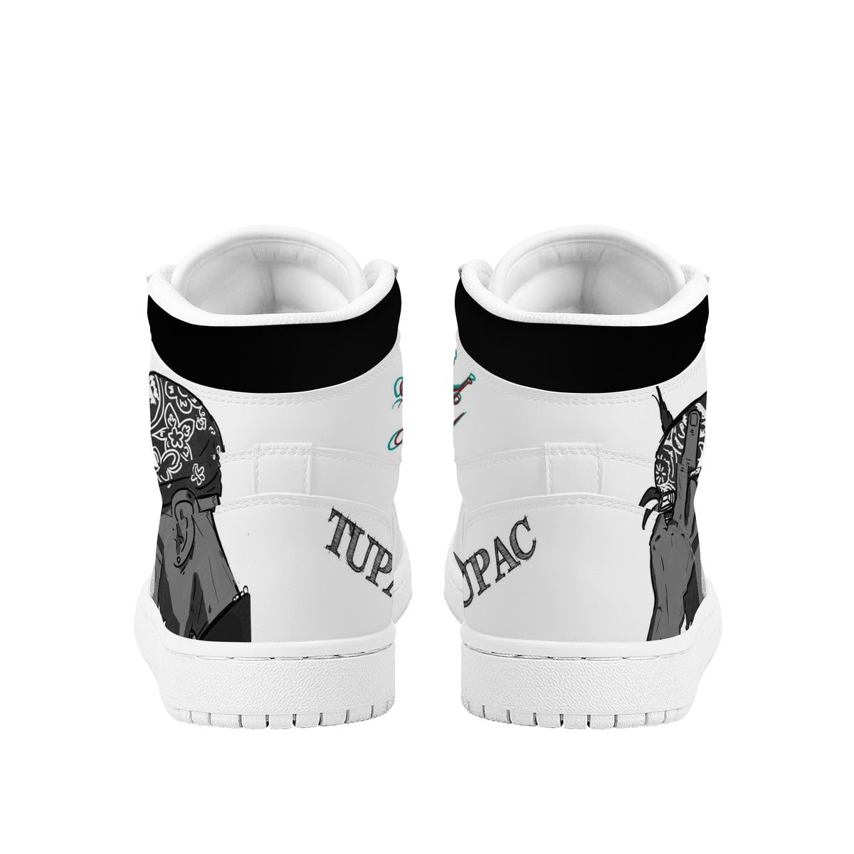 Tupac Shakur Custom Nike Air Jordan 1 Leather Sneaker