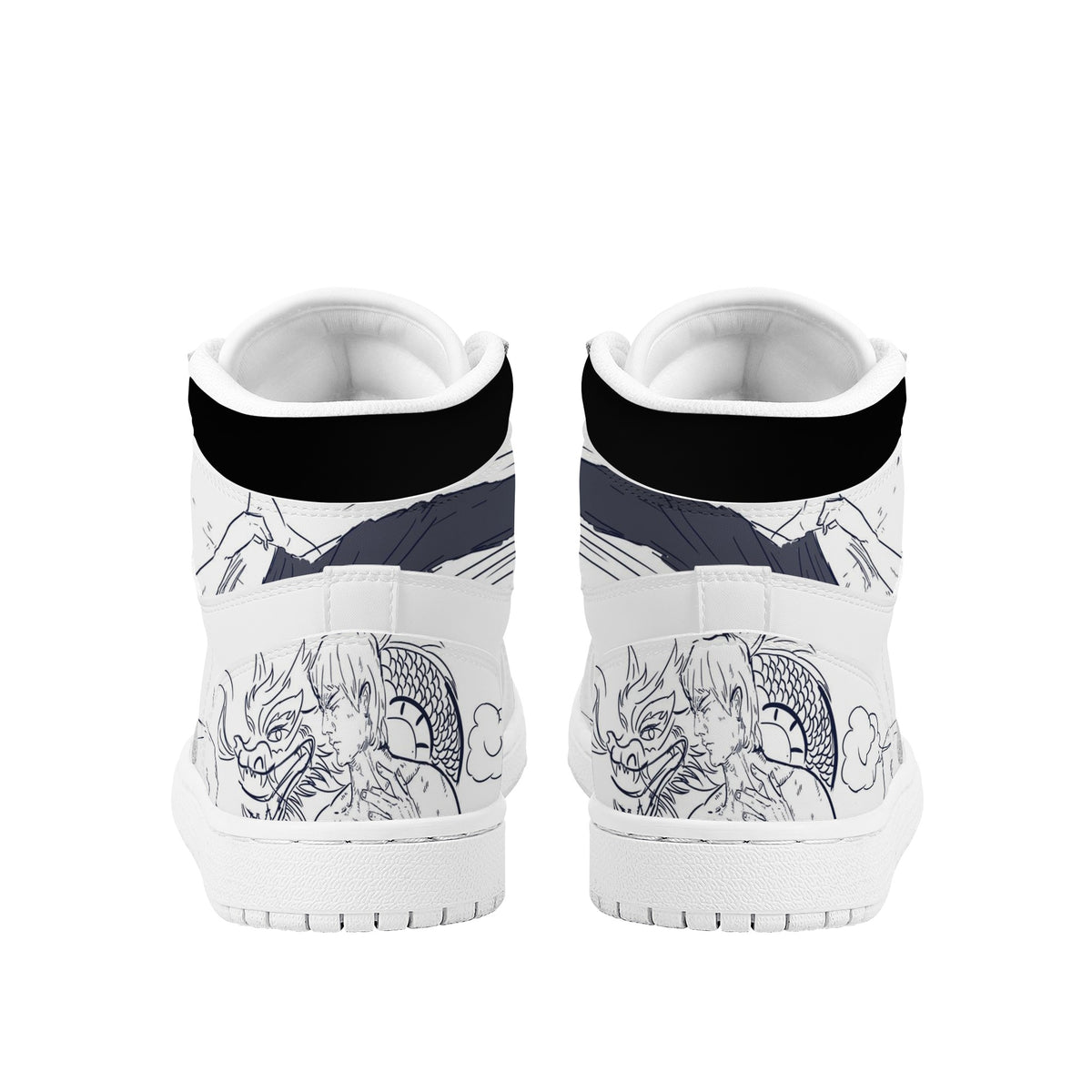 Bruce Lee Custom Nike Air Jordan 1 Leather Sneaker