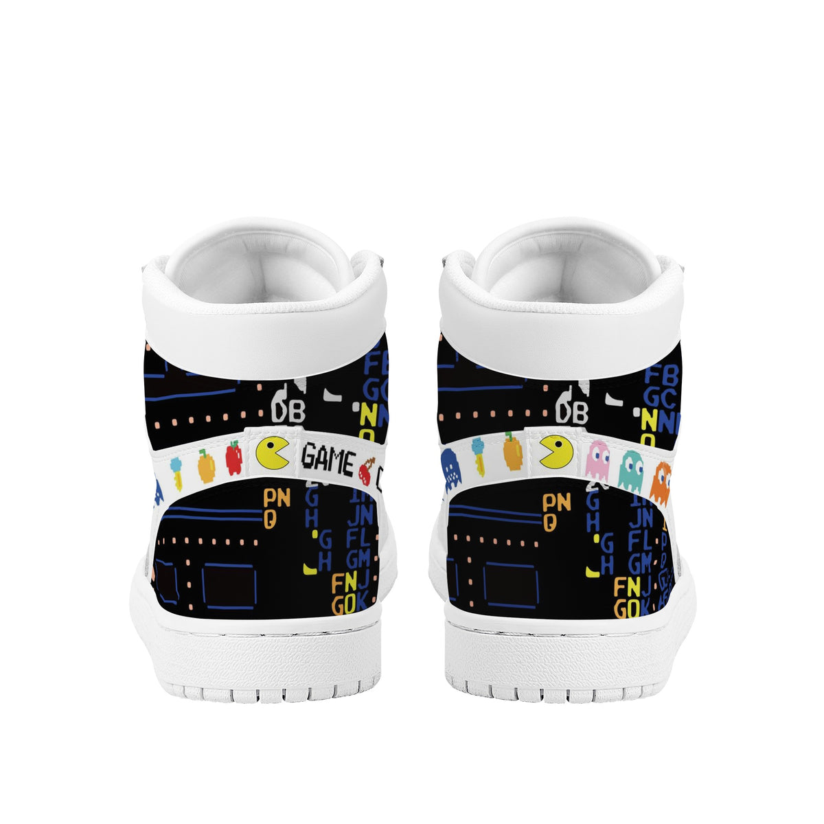 Pacman Custom Nike Air Jordan 1 Leather Sneaker