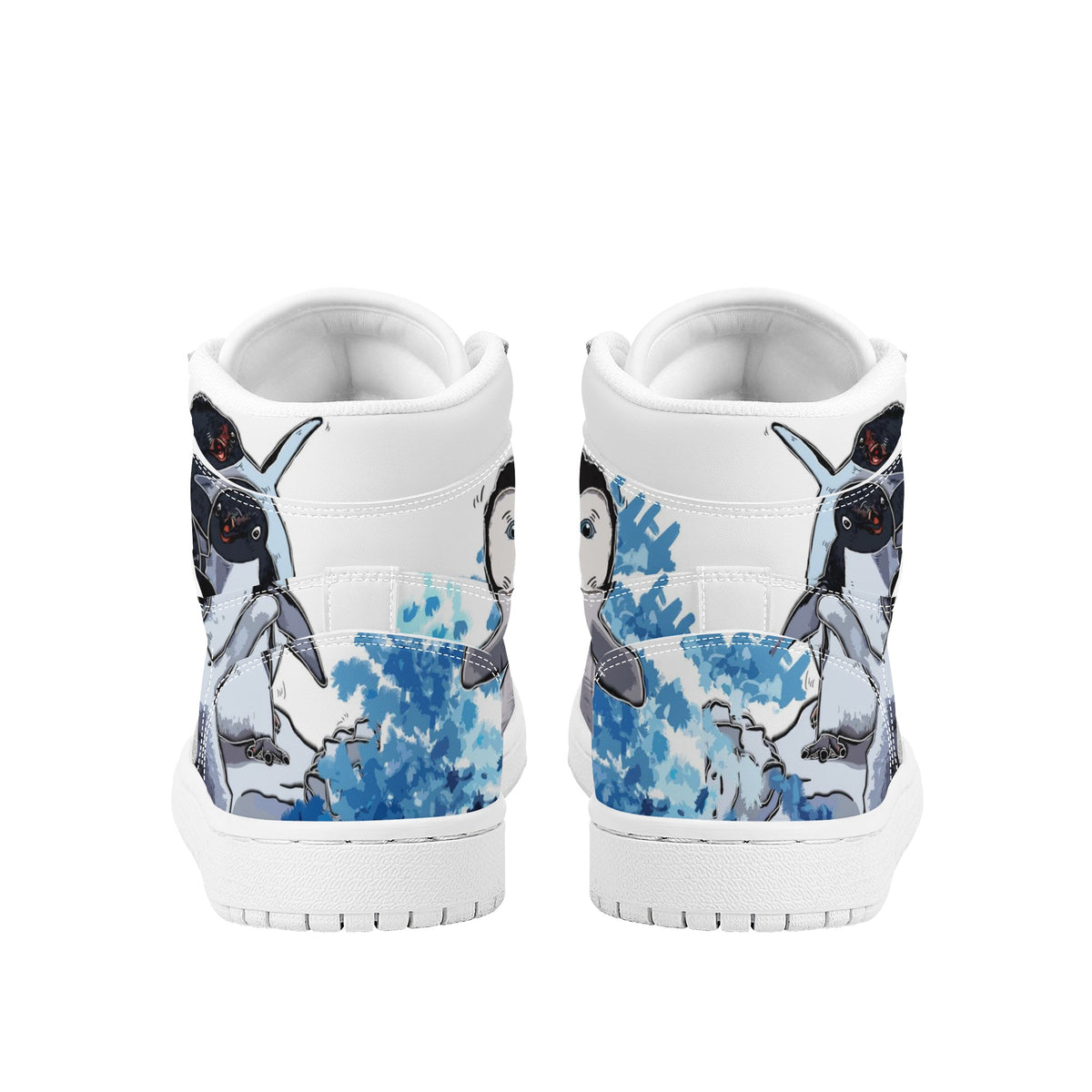 Penguin Custom Nike Air Jordan 1 Leather Sneaker