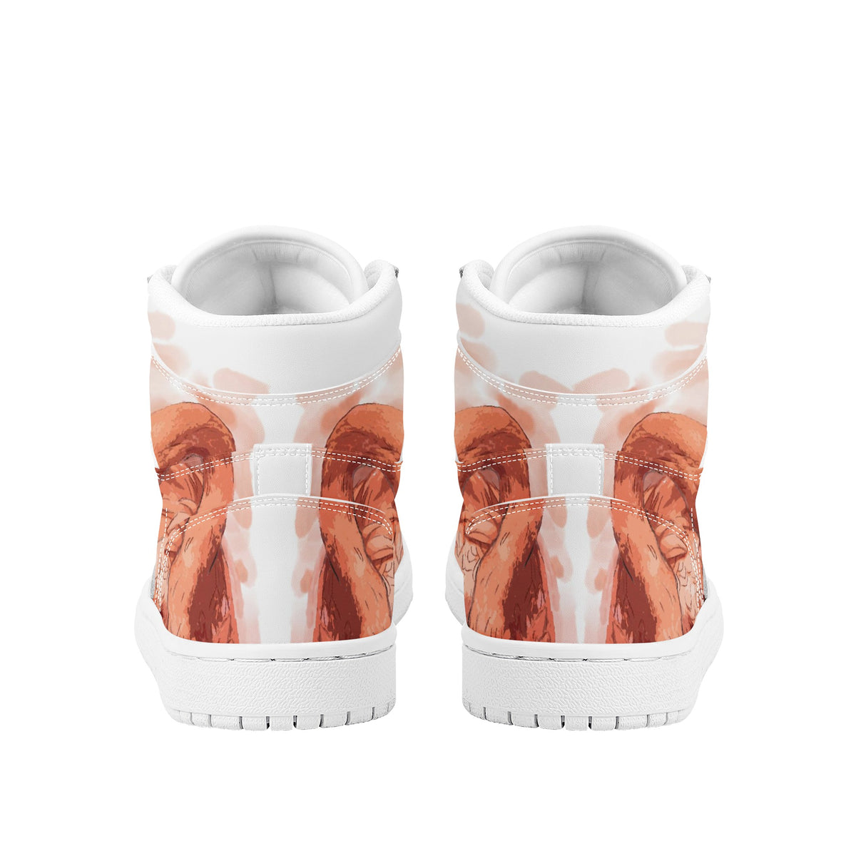 Flamingo Custom Nike Air Jordan 1 Leather Sneaker