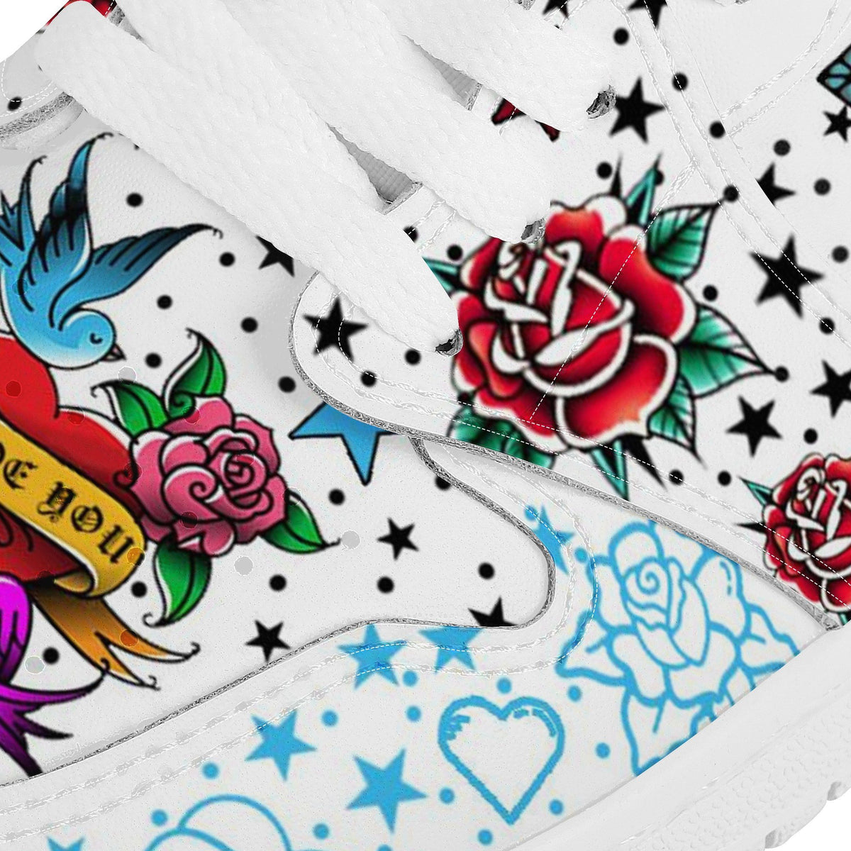 Rose Custom Nike Air Jordan 1 Leather Sneaker