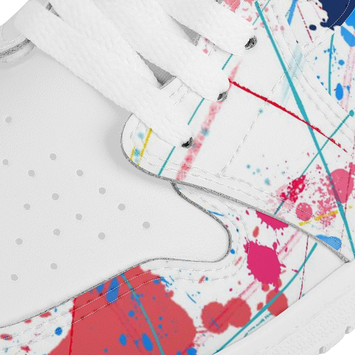 Splatter Custom Nike Air Jordan 1 Leather Sneaker