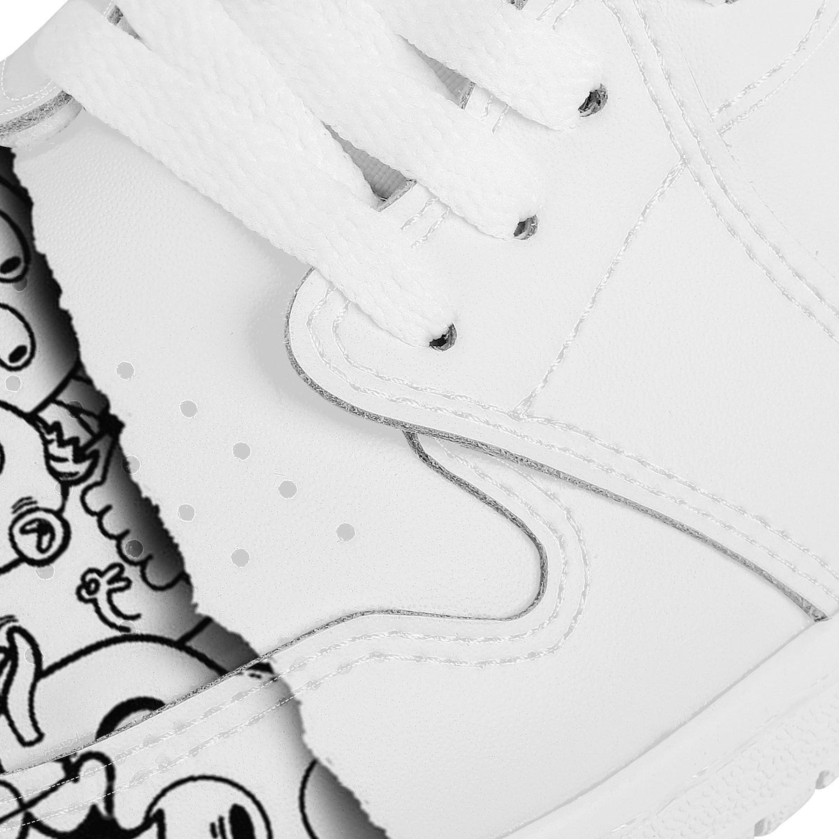 Graffiti Custom Nike Air Jordan 1 Leather Sneaker