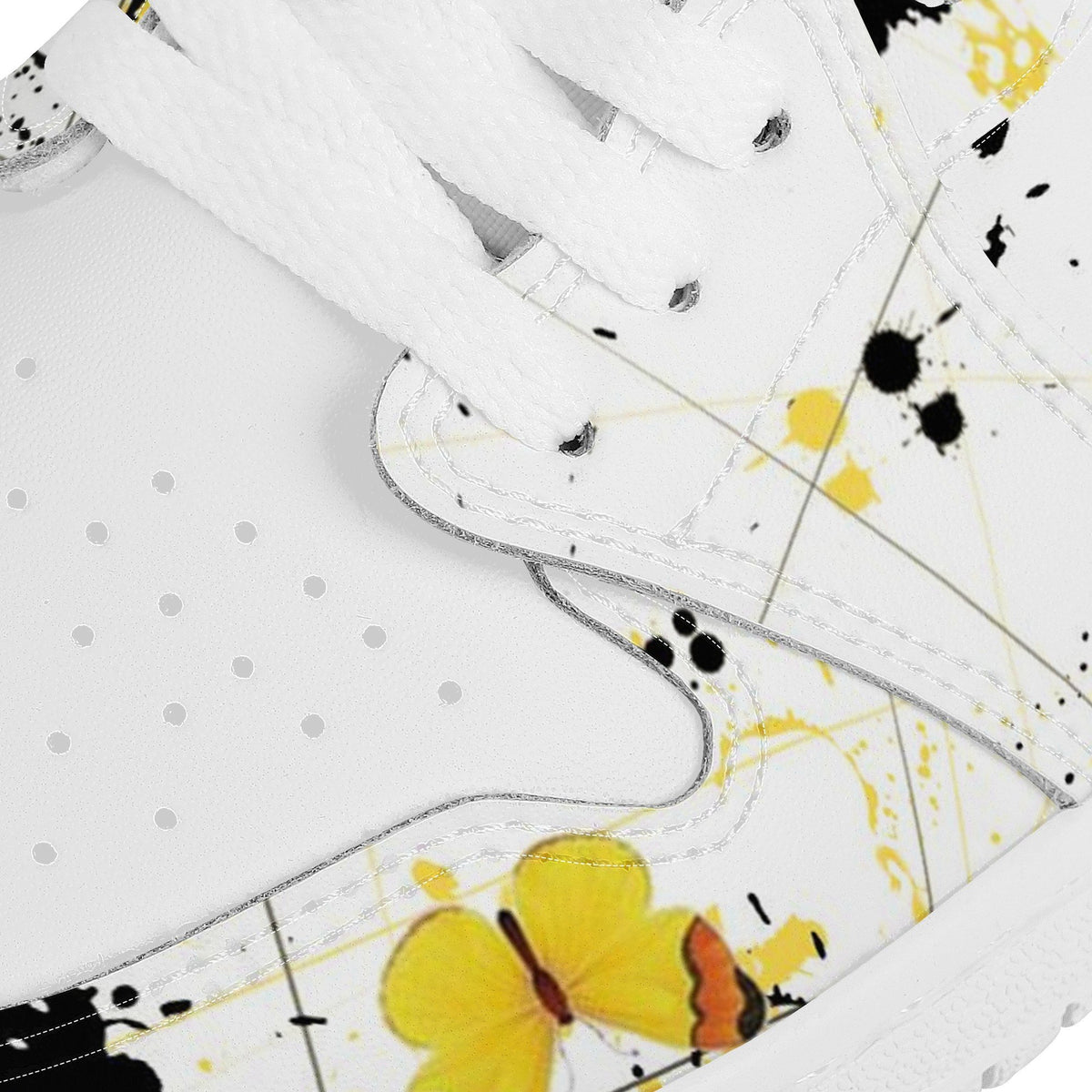 Splatter Custom Nike Air Jordan 1 Leather Sneaker