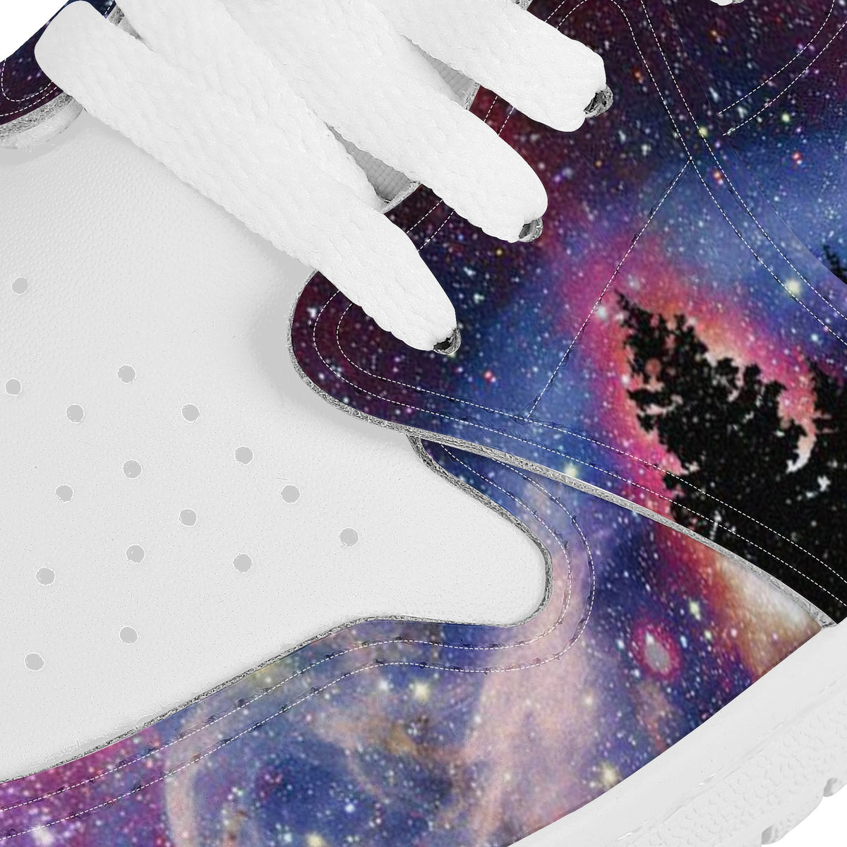 Galaxy Custom Nike Air Jordan 1 Leather Sneaker