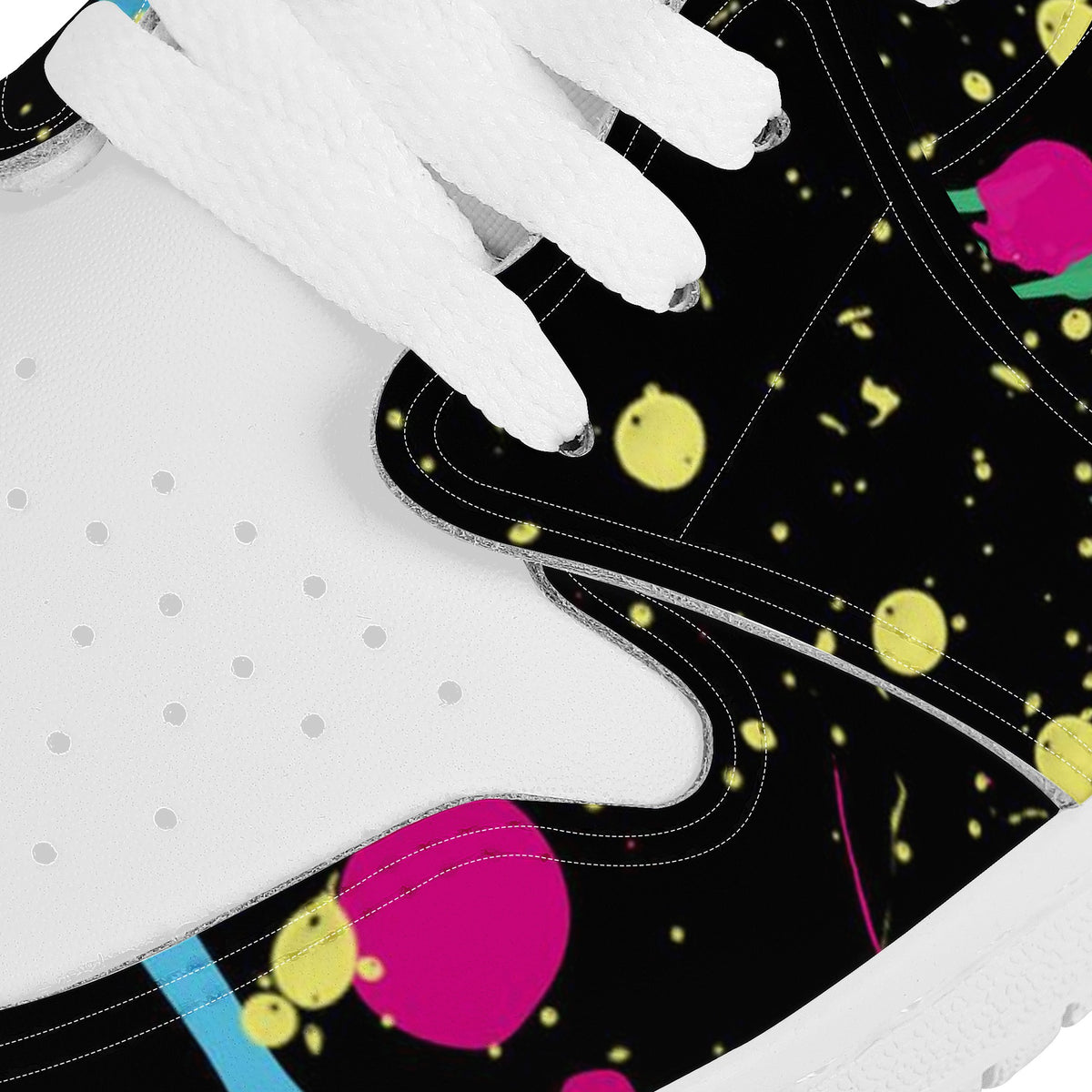 Splatter Custom Nike Air Jordan 1 Leather Sneaker