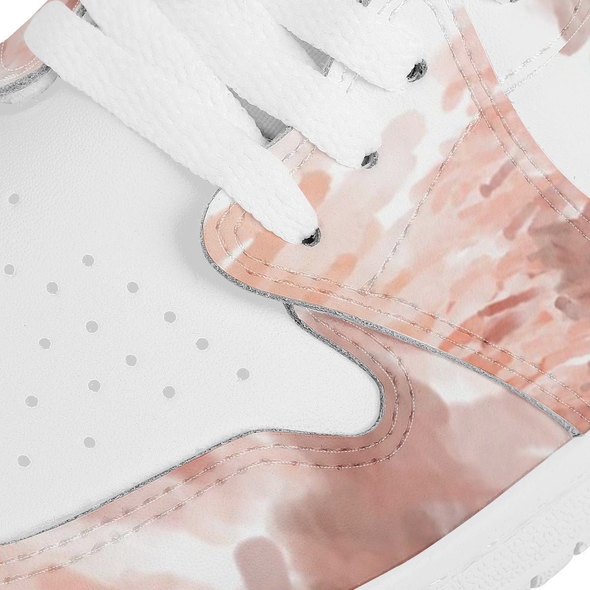 Flamingo Custom Nike Air Jordan 1 Leather Sneaker