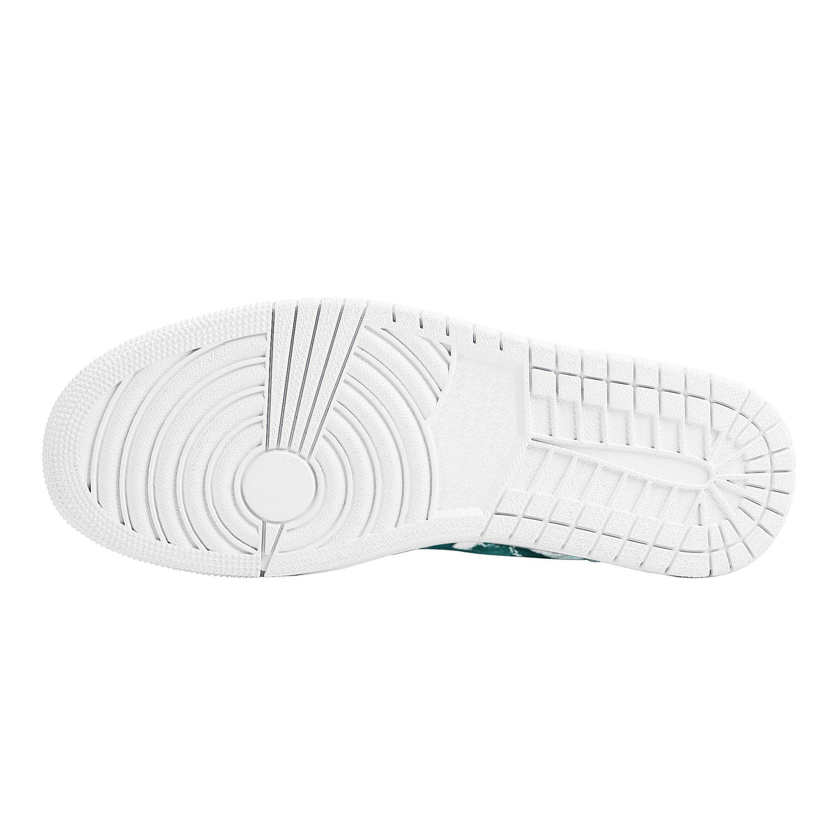 Wave Custom Nike Air Jordan 1 Leather Sneaker