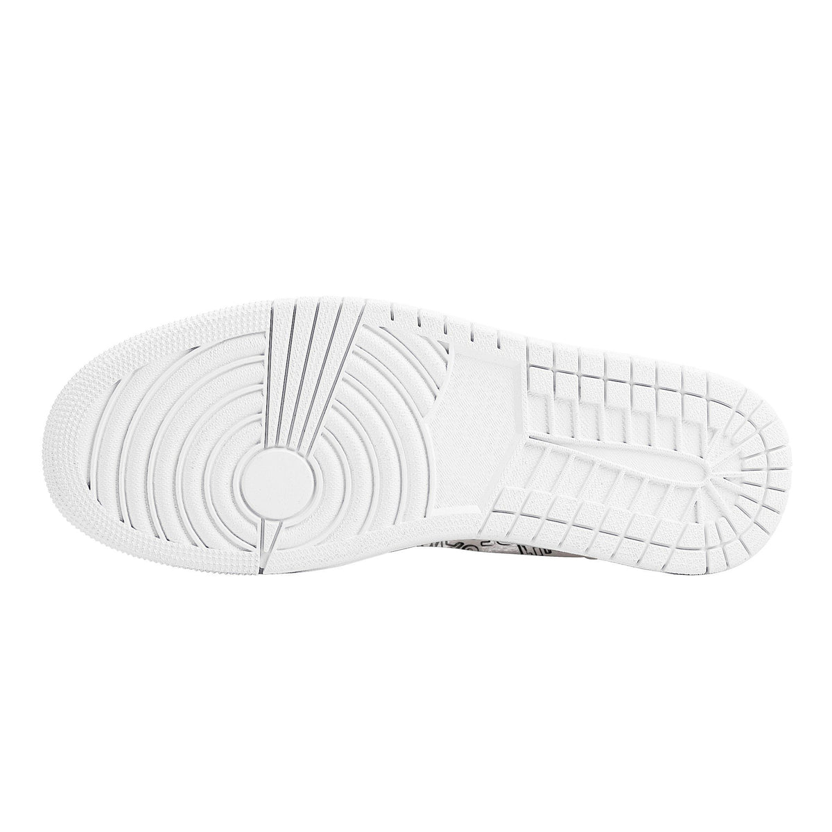 Sad Expression Custom Nike Air Jordan 1 Leather Sneaker