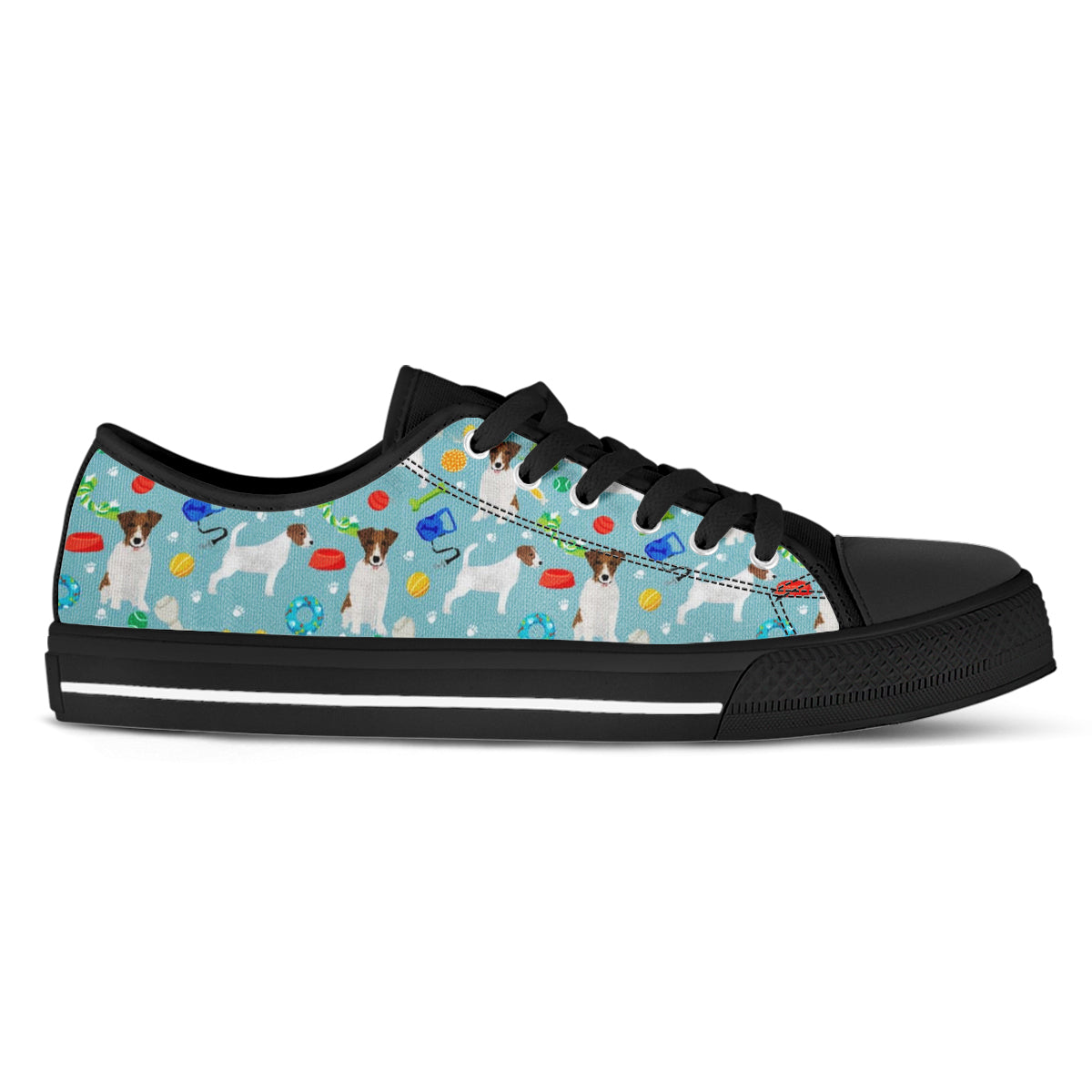 Parson Russell Terrier Canvas Shoes