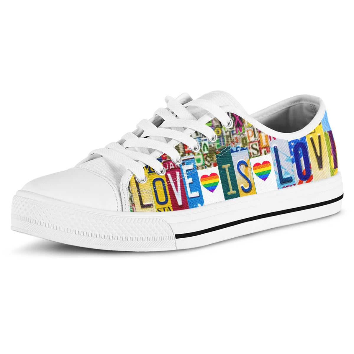 Love is Love Canvas Shoes