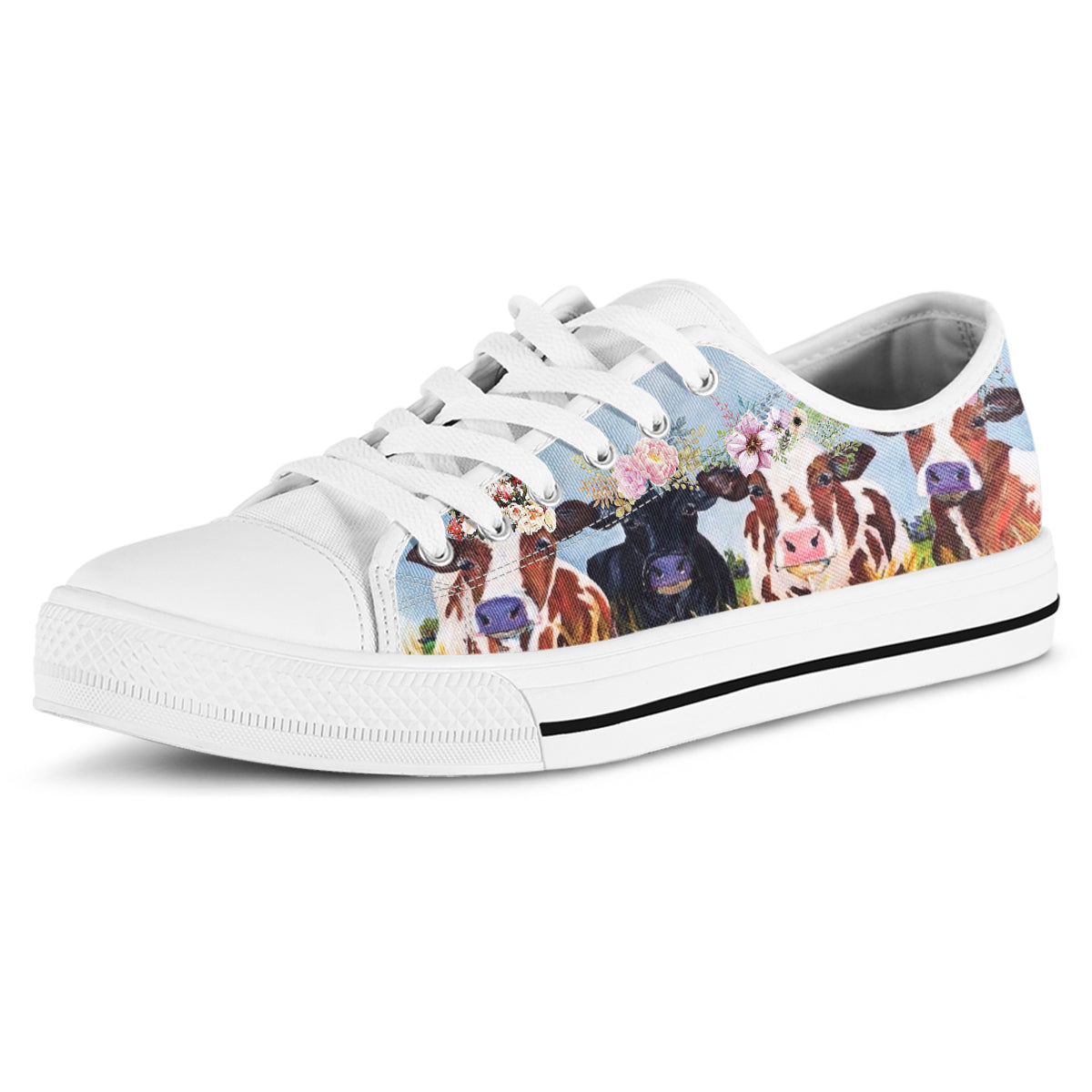 Cow Canvas Shoes