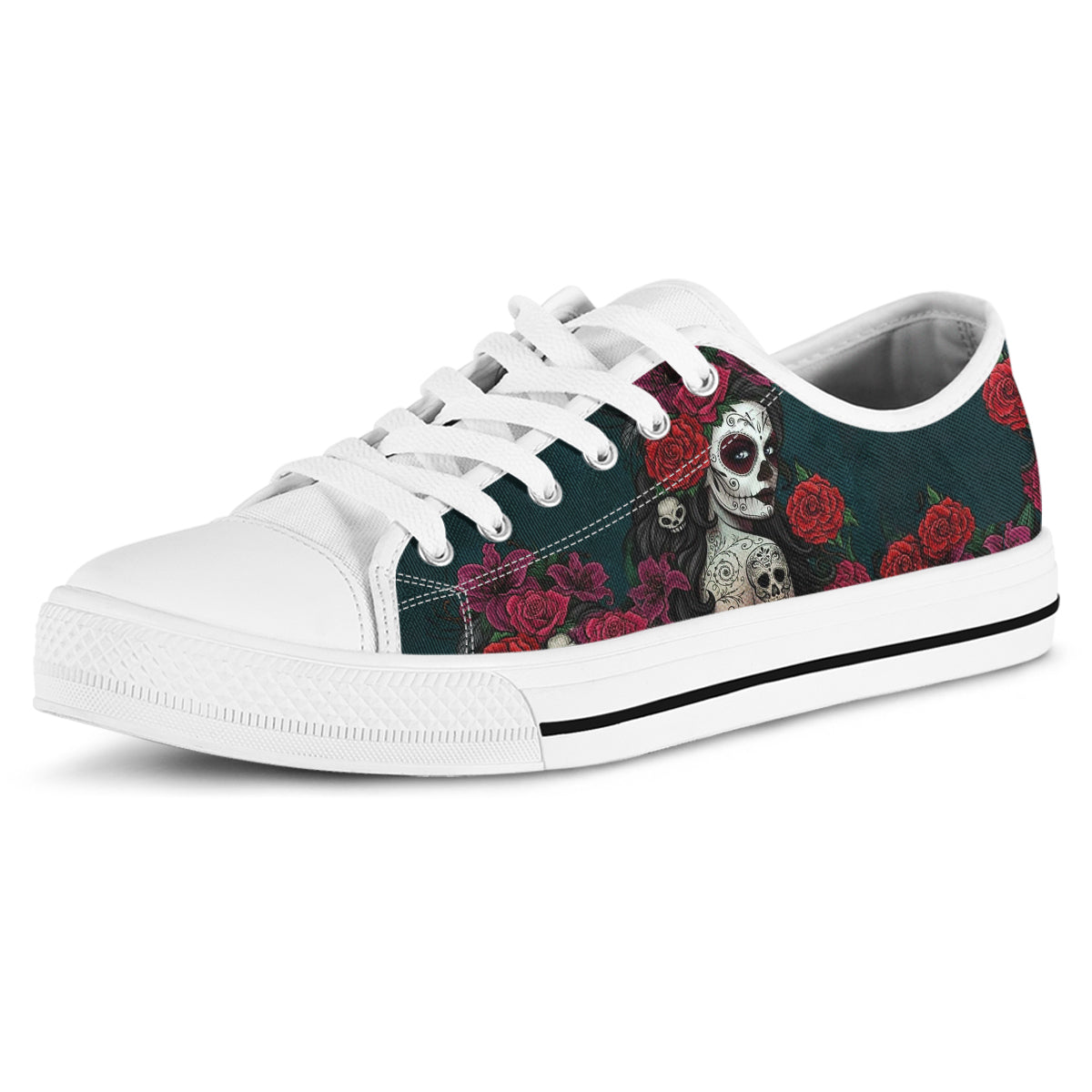 Sugar Skull Girl Canvas Shoes